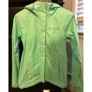 The North Face rain coat